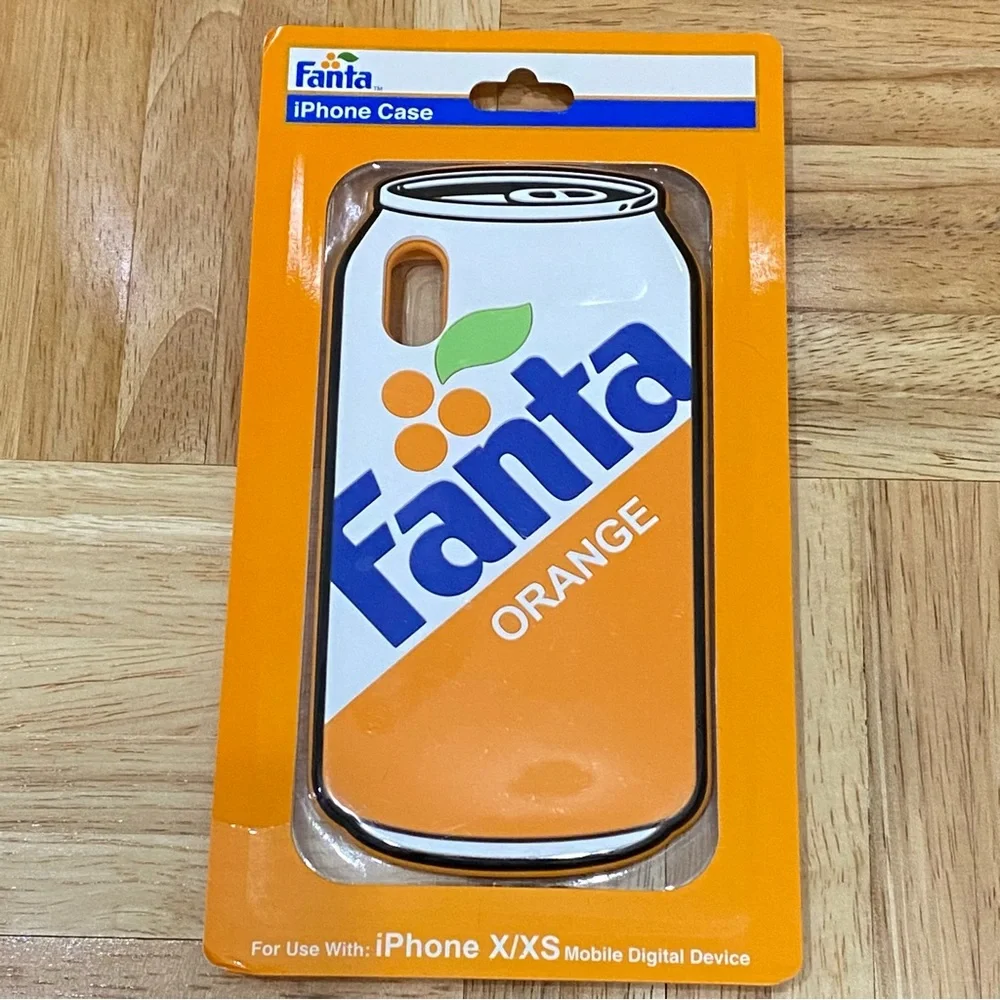 Coca Cola FANTA Soda Silicone iPhone Case for iPhone X/XS NEW